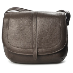 Сумка кросс-боди Afina 1069, натуральная кожа, кофе