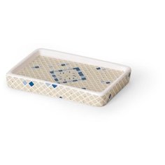 Мыльница Sibo LIVORNO SI10853 бежевый/синий