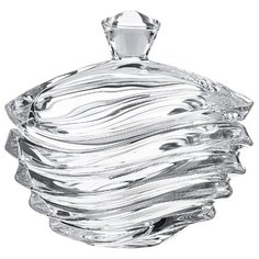 Crystalite Bohemia Конфетница Wave 22 х 16 см прозрачный