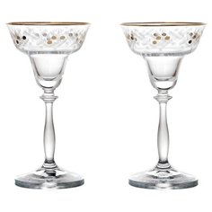 Подсвечник Bohemia Crystal Рождественский прозрачный