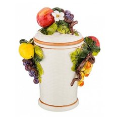 Ceramiche darte Orgia Конфетница 335-351 20 х 13 см белый/зеленый