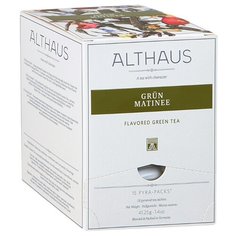 Чай зеленый Althaus Grun Matinee в пирамидках , 41.25 г , 15 шт.