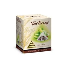 Чай черный TeaBerry Эрл Грей в пирамидках , 34 г , 20 шт.