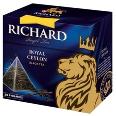 Чай черный Richard Royal Ceylon в пирамидках , 20 шт.
