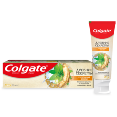 Зубная паста Colgate Древние Секреты Укрепление эмали Женьшень с натуральными экстрактами, 75 мл