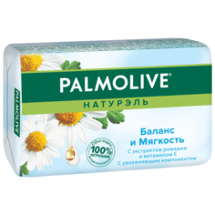 Мыло кусковое Palmolive Натурэль Баланс и мягкость с экстрактом ромашки и витамином Е, 90 г