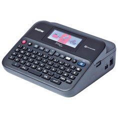 Термальный принтер этикеток Brother PT-D600VP черный/серый