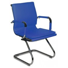 Стул Бюрократ CH-993-LOW-V, металл/искусственная кожа, цвет: синий