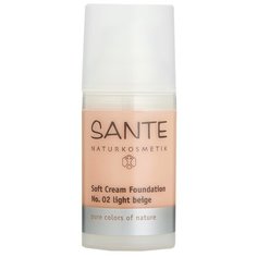 Sante Naturkosmetik Тональный крем Soft Cream Foundation, 30 мл, оттенок: №02 light beige