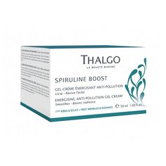 Thalgo Spiruline Boost Energising Anti-Pollution Gel-Cream Энергизирующий гель-крем для лица, 50 мл