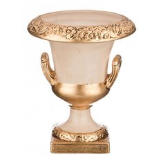 Ваза Ceramiche darte Orgia 335-277, бежевый/золотой