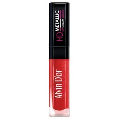 Alvin Dor Блеск для губ HD Metallic Lip Cream Gloss LG-12, 16 коралловый металлик