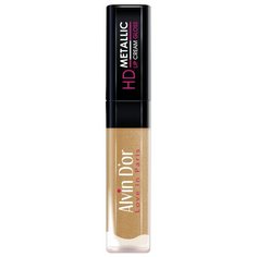 Alvin Dor Блеск для губ HD Metallic Lip Cream Gloss LG-12, 01 бежевый металлик