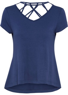 Футболка со шнуровкой Bonprix