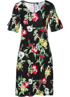 Платье из трикотажа с принтом Bonprix