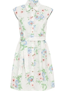 Платье-рубашка изо льна Bonprix