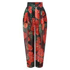 Шелковые брюки Dolce & Gabbana