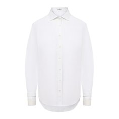 Хлопковая рубашка Brunello Cucinelli