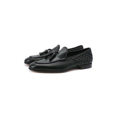Кожаные лоферы Santoni