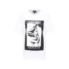 Хлопковая футболка Emporio Armani