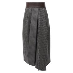 Шерстяная юбка Brunello Cucinelli