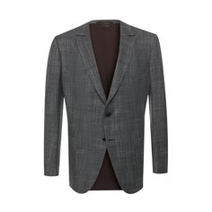 Пиджак из смеси шерсти и шелка Zegna Couture