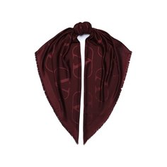 Шаль из шелка и шерсти Valentino Garavani Valentino
