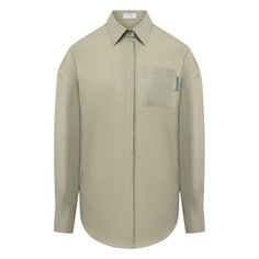 Хлопковая рубашка Brunello Cucinelli