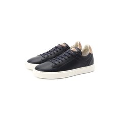 Кожаные кеды Brunello Cucinelli
