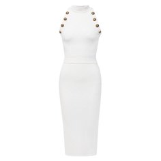 Платье из вискозы Balmain
