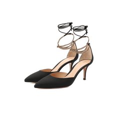 Текстильные туфли Kira Dorsay 70 Gianvito Rossi