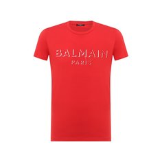 Хлопковая футболка Balmain