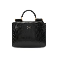 Сумка Sicily 62 mini из кожи питона Dolce & Gabbana