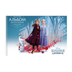 Альбом для рисования на спирали Disney. Холодное сердце а4 30 листов Hatber