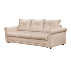 Диван ФС Нири натуральная кожа кремовый 236x89x86