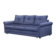 Диван ФС Нири натуральная кожа синий 236x89x86