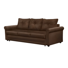 Диван ФС Нири натуральная кожа темно-коричневый 236x89x86