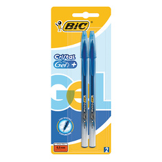 Ручка BIC Кристал Гель, синяя 2 шт