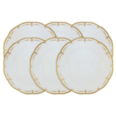 Набор обеденных тарелок Narumi Ожидание 27 см 6 шт Наруми