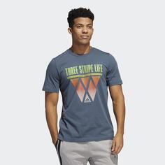 Футболка 3-Stripes Hoops adidas Performance