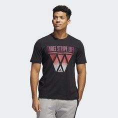 Футболка 3-Stripes Hoops adidas Performance