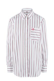 Хлопковая рубашка приталенного кроя в полоску

Состав: WW0WW26587 0K5 y/d Tommy Hilfiger