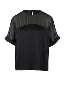 Блуза с полупрозрачной вставкой Love Republic