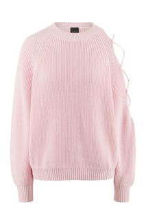 Джемпер из хлопка розового цвета Pinko