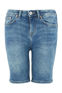 Синие джинсовые шорты с пятью карманами Tom Tailor Denim