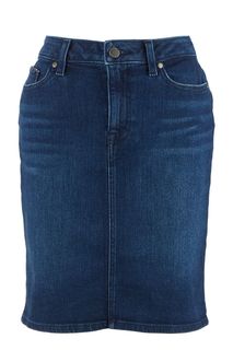 Короткая джинсовая юбка с заломами Tommy Hilfiger
