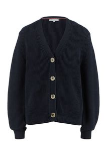 Синий кардиган из хлопка на пуговицах Tommy Hilfiger