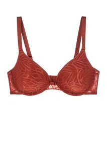 Кружевной бюстгальтер красного цвета с твердой чашкой Passionata