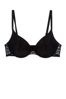 Кружевной бюстгальтер черного цвета с твердой чашкой Passionata