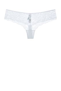 Кружевные трусы-бразилиана белого цвета Befree